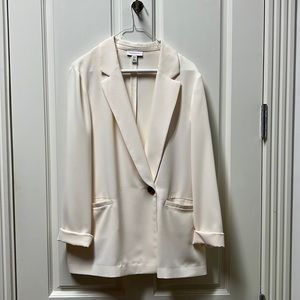 Top shop blazer size 8 color cream